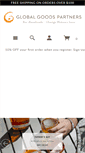 Mobile Screenshot of globalgoodspartners.org